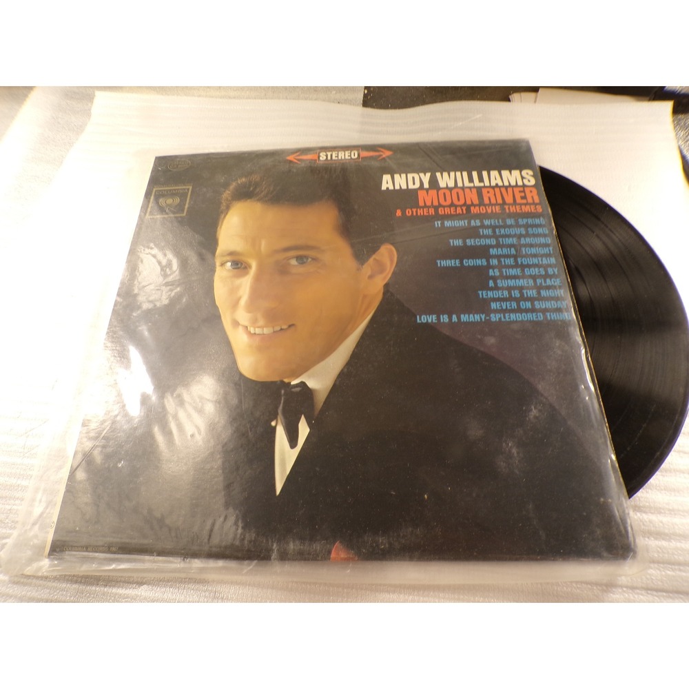 Andy Williams Moon River & Other Great Movie Themes Vinyl LP Columbia 8609 1962